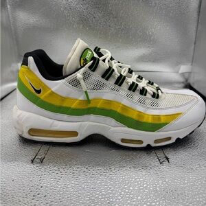 Nike Air Max 95 White / Green Apple / Tour Yellow DQ3429 100 Size 14 *No Box* 2